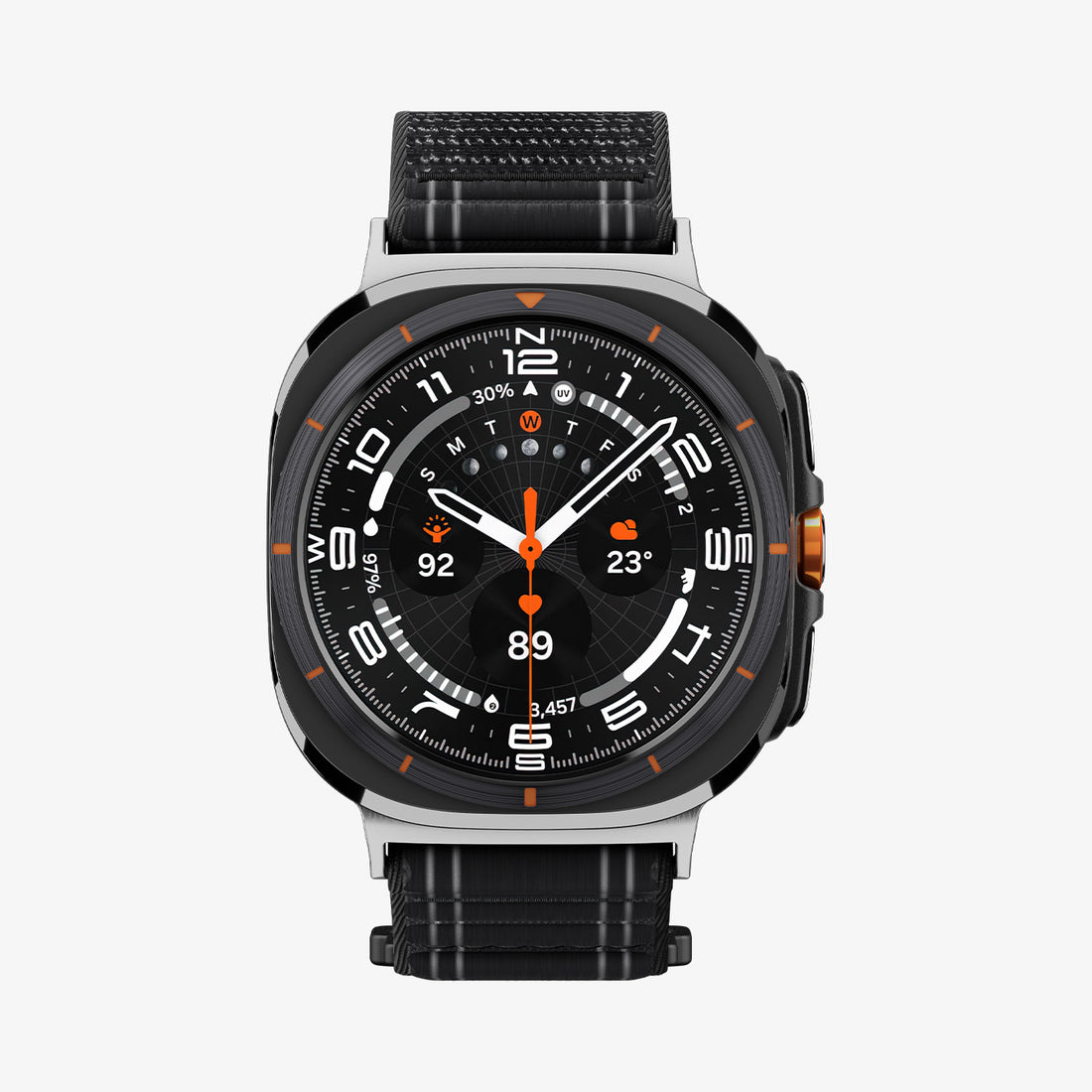 AMP10146 - Galaxy Watch Ultra WBF0 in black showing the front