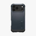 ACS09634 - iPhone 17 Pro Slim Armor (MagFit) in Metal Slate showing the back