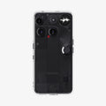 ACS08567 - Nothing Phone (3) Case Ultra Hybrid in Crystal Clear showing the back