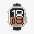 ACS08587 - Apple Watch 10 (42mm) Case Rugged Armor in Dune Beige showing the front and partial sides