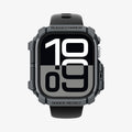 ACS08598 - Apple Watch 10 (46mm) Case Rugged Armor in Dark Gray showing the front and partial sides