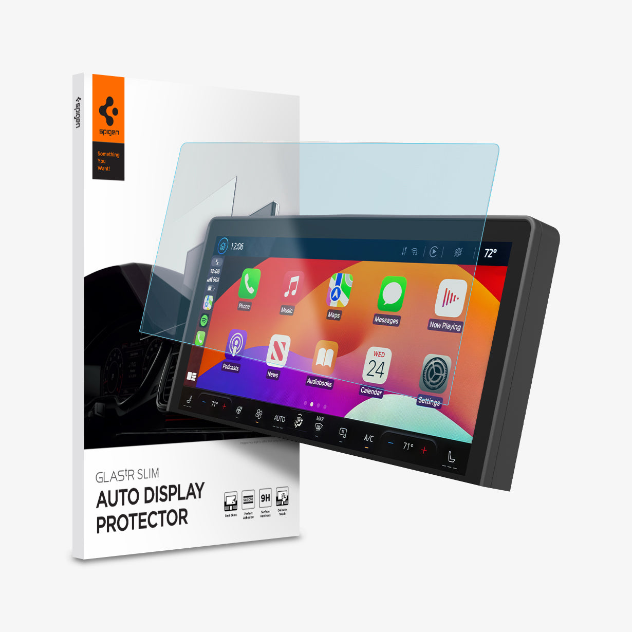 AGL10512 - Screen Protector GLAS.tR SLIM | Anti-Glare Ford Maverick 13.2-inch