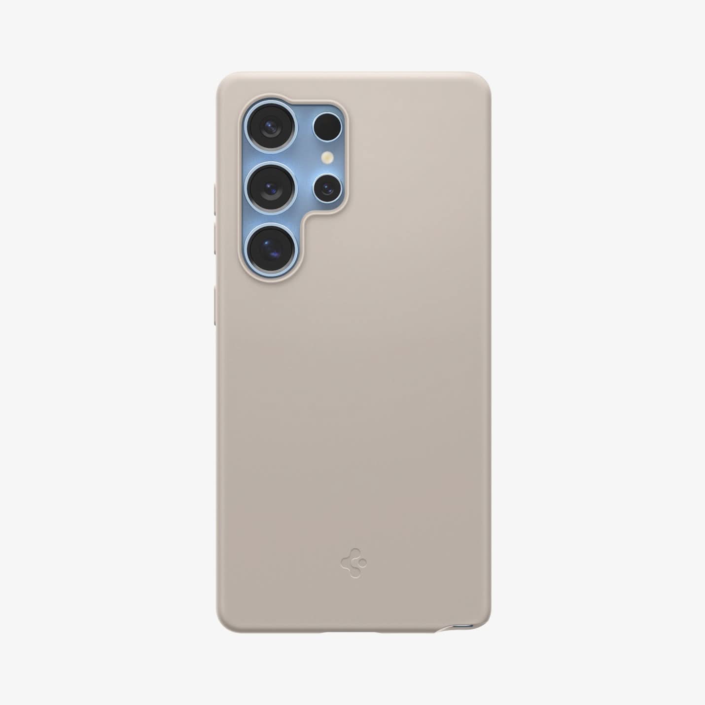 ACS09165 - Galaxy S25 Ultra Case Silicone Fit (MagFit + Qi2 Ready) in Natural Titanium showing the back
