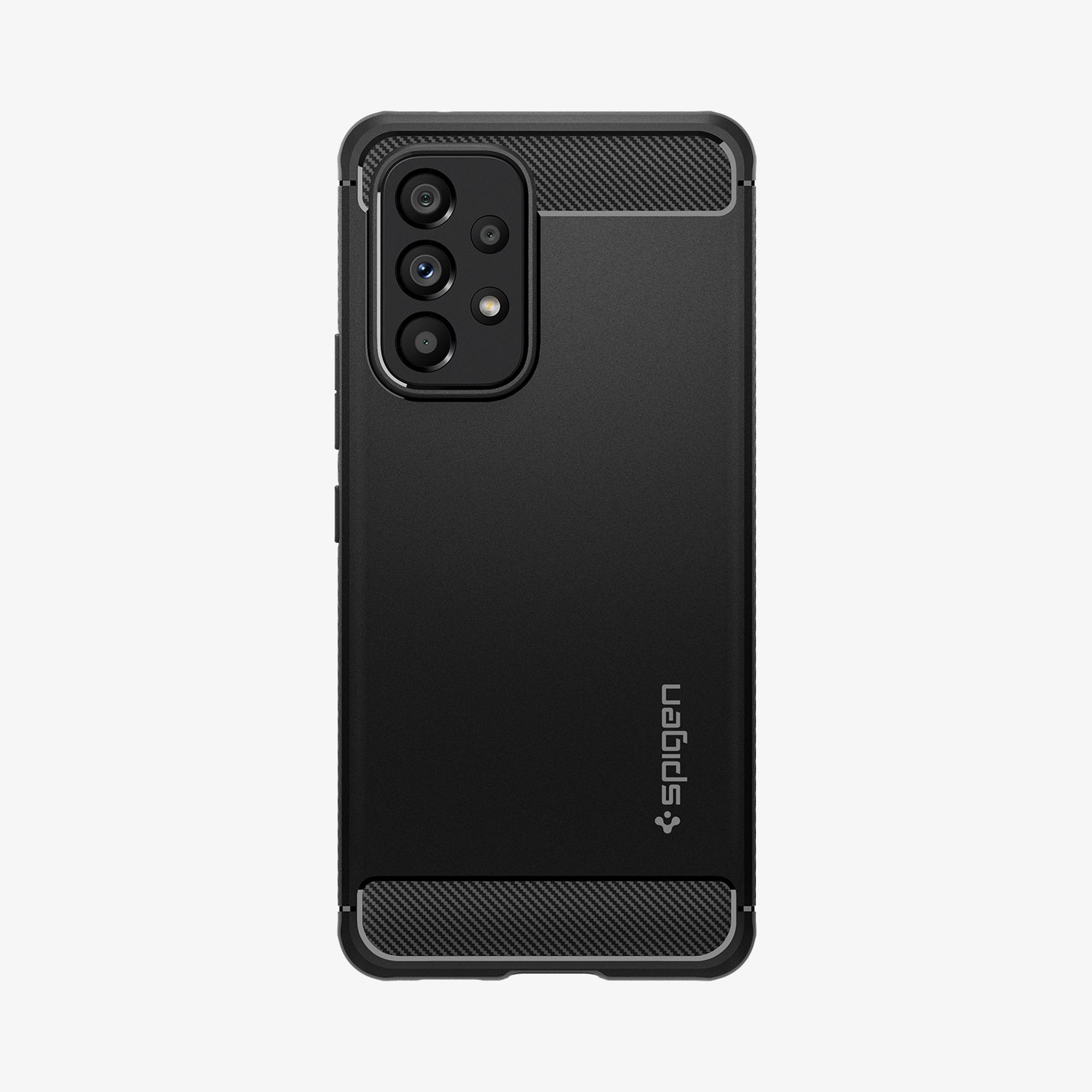 ACS04159 - Galaxy A53 5G Case Rugged Armor in Matte Black showing the back