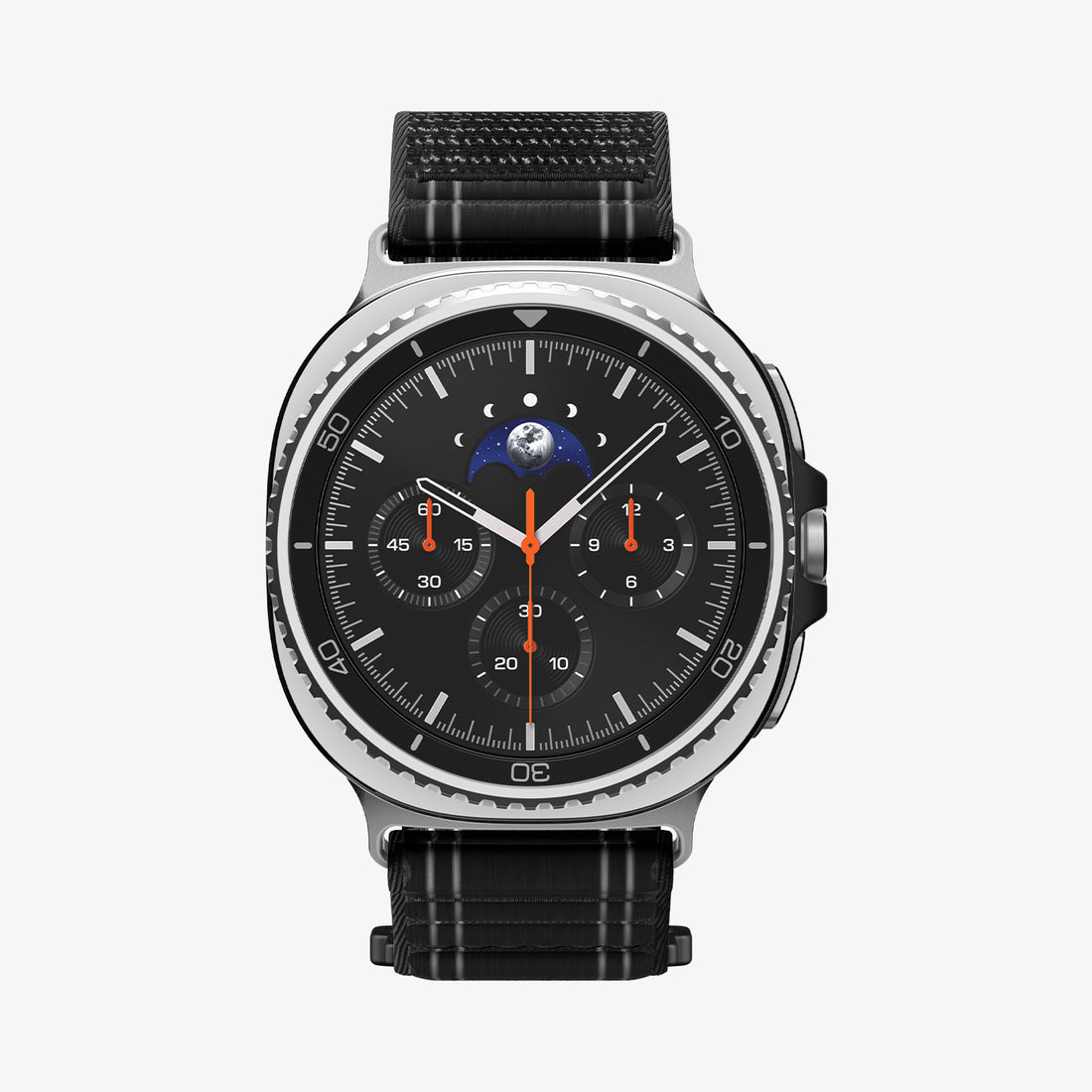 AMP10153 - Galaxy Watch 8 Series WBF0 in black showing the front