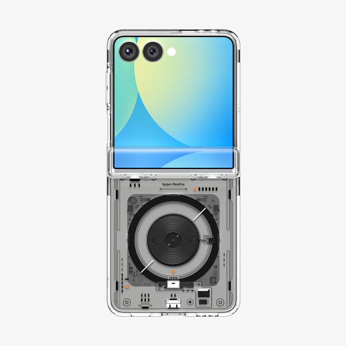 ACS09560 - Galaxy Z Flip 7 Case Ultra Hybrid Pro Neo One (Magfit) showing the back