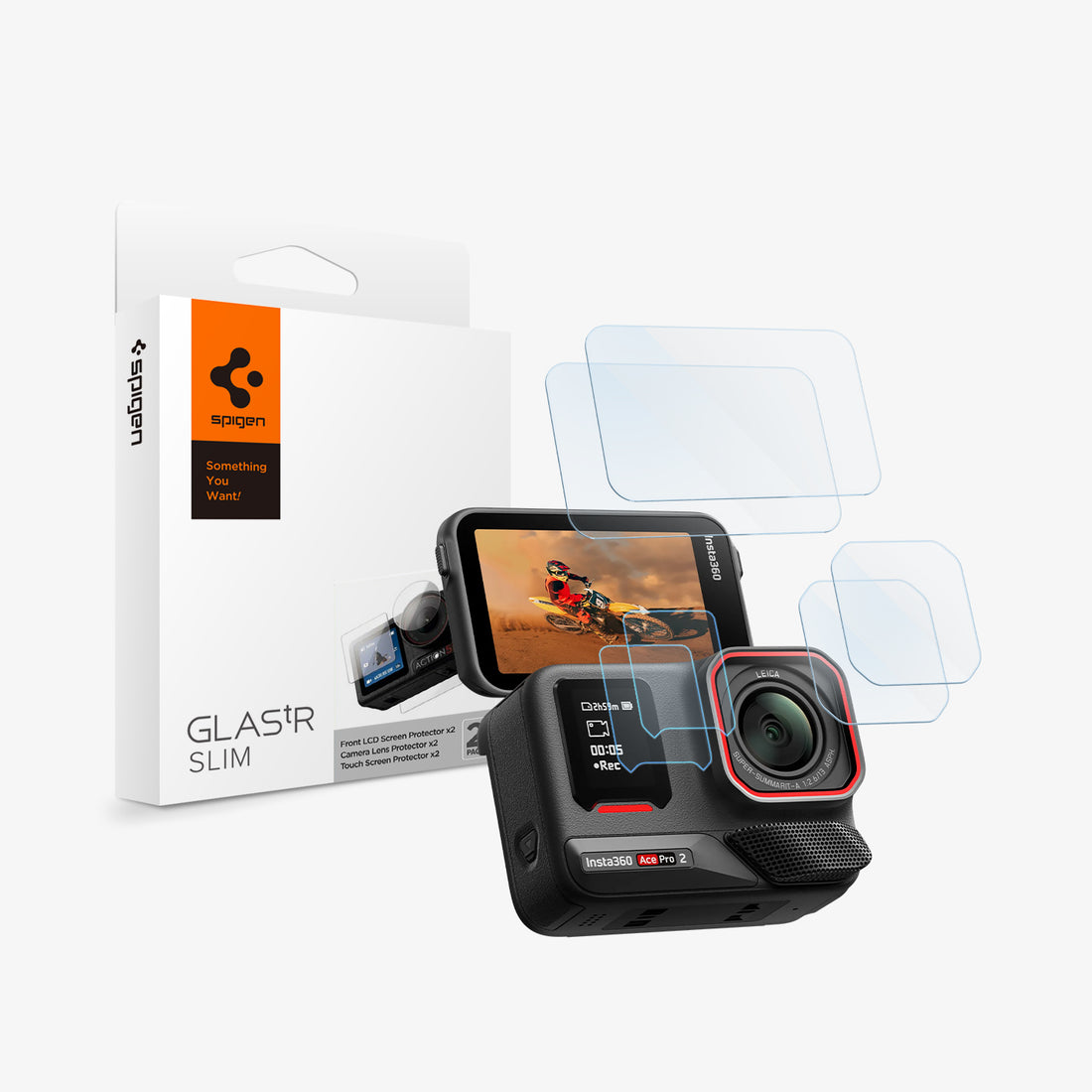 AGL09769 - Ace Pro 2 Glas.tR SLIM showing package and front