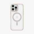 ACS08138 - iPhone 16 Pro Case Ultra Hybrid (MagFit) in Frost Natural Titanium showing the back