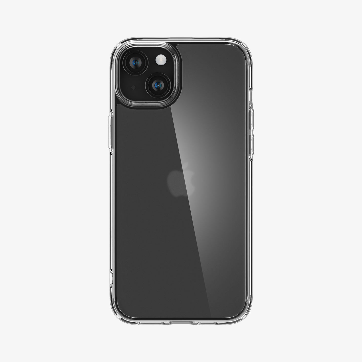 ACS06796 - iPhone 15 Case Ultra Hybrid in frost clear showing the back
