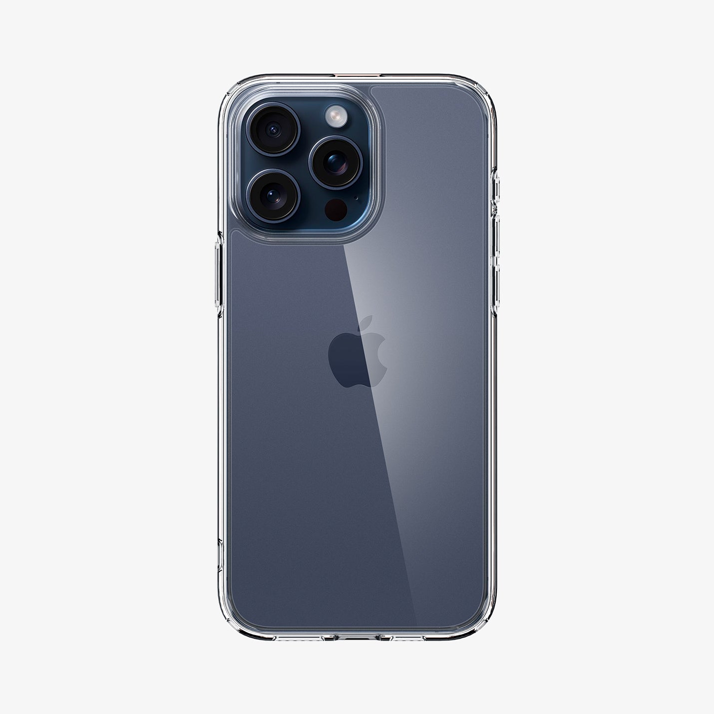 ACS06707 - iPhone 15 Pro Case Ultra Hybrid in crystal clear showing the back