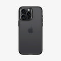 ACS06709 - iPhone 15 Pro Case Ultra Hybrid in frost black showing the back