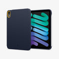 ACS09231 - iPad Mini 7 Case Nano Pop in Blueberry Navy showing the back, partial front and sides
