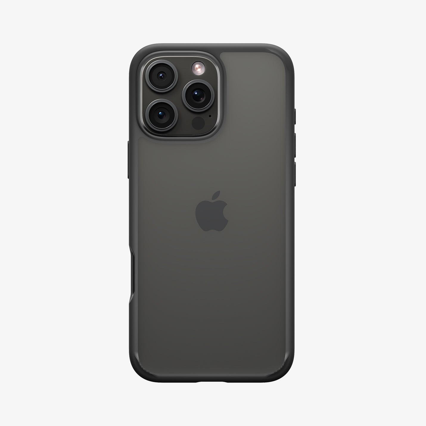 ACS08125 - iPhone 16 Pro Case Ultra Hybrid in Matte Black showing the back