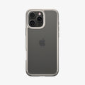 ACS08127 - iPhone 16 Pro Case Ultra Hybrid in Natural Titanium showing the back