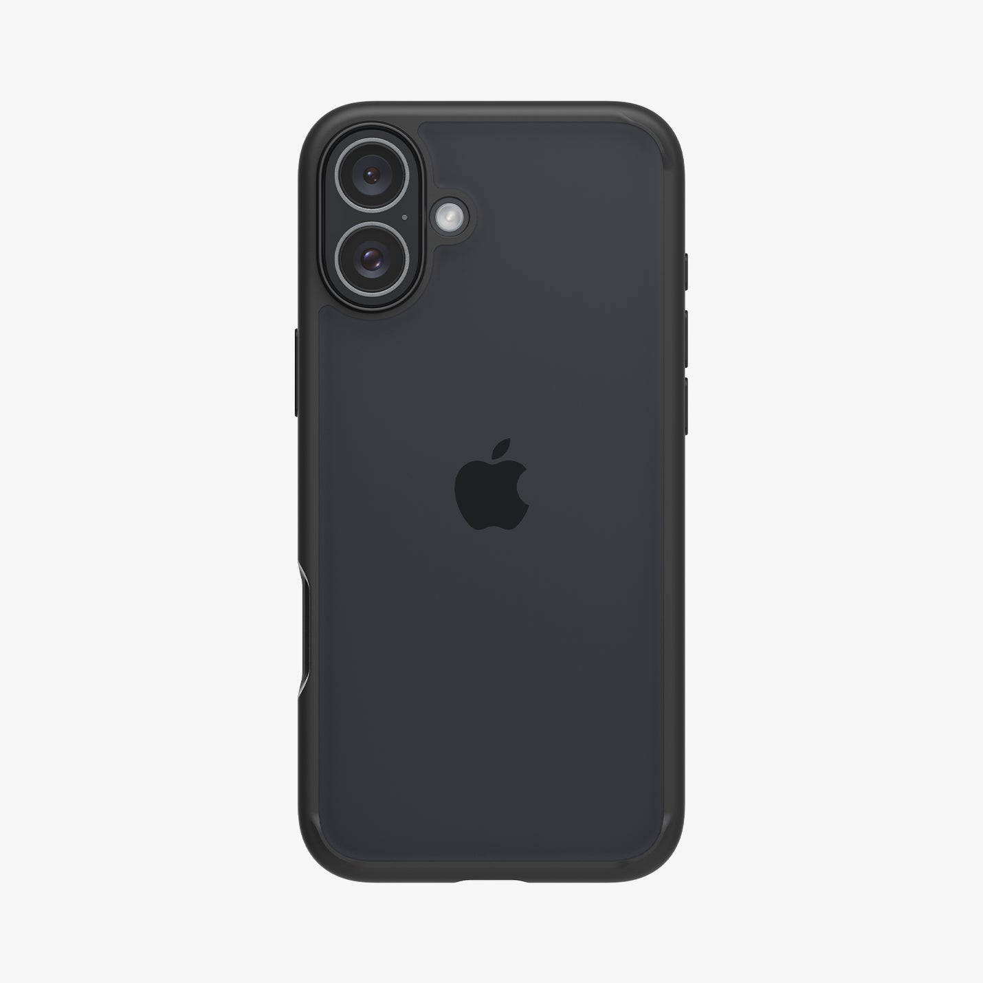 ACS08072 - iPhone 16 Plus Case Ultra Hybrid in Matte Black showing the back