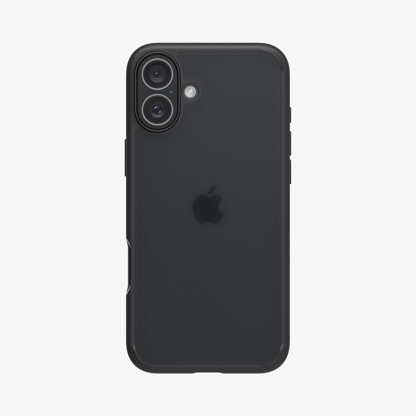 ACS08071 - iPhone 16 Plus Case Ultra Hybrid in Frost Black showing the back