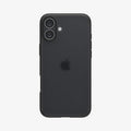 ACS08200 - iPhone 16 Case Ultra Hybrid in Frost Black showing the back