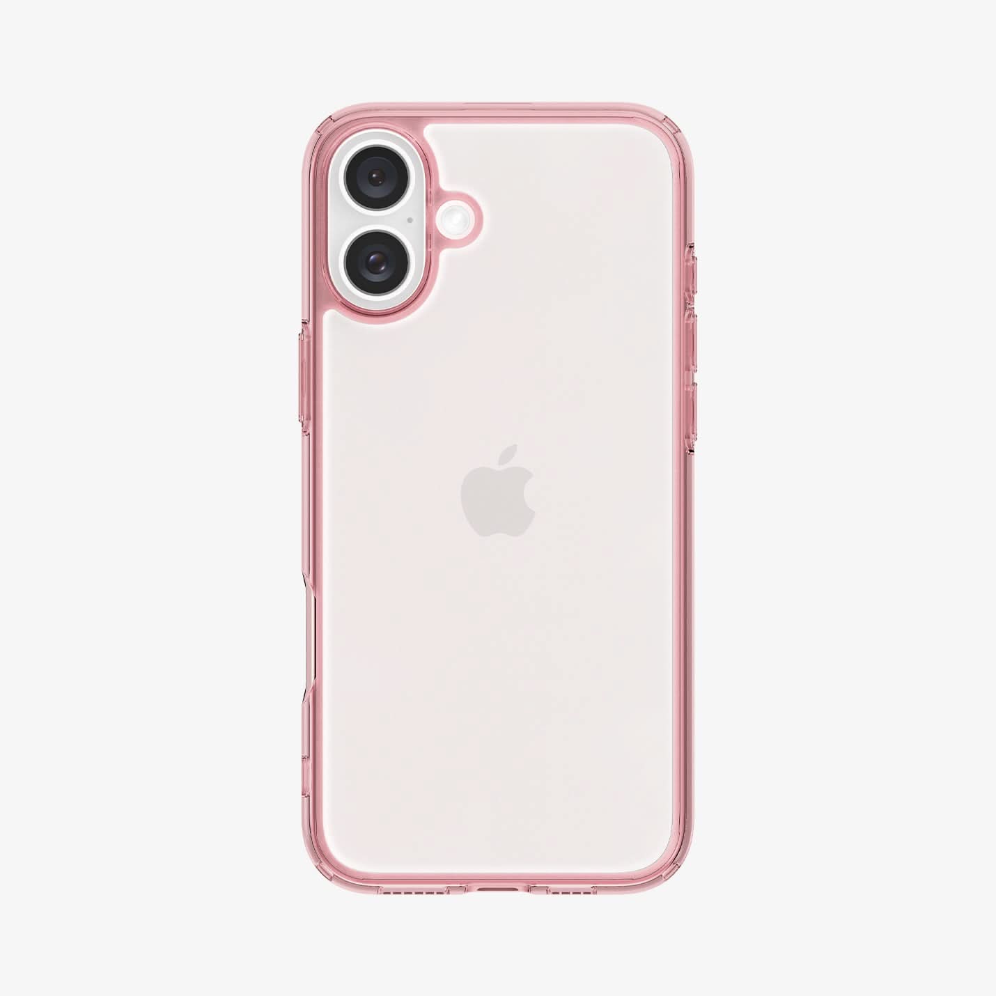ACS08198 - iPhone 16 Case Ultra Hybrid in Rose Crystal showing the back