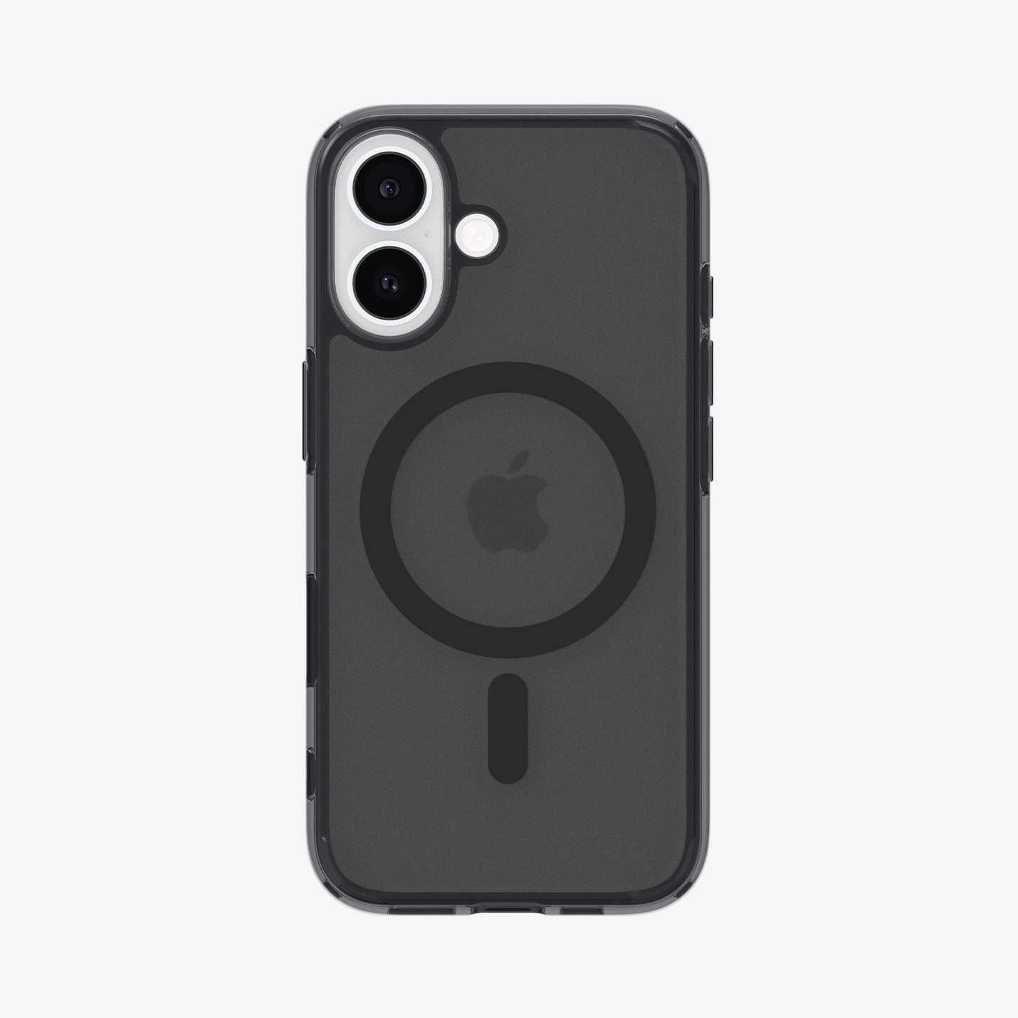 ACS09074 - iPhone 16 Case Ultra Hybrid T (MagFit + Camera Control) in Frost Black showing the back