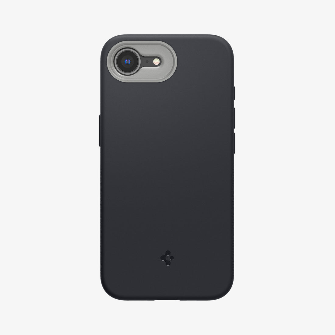 ACS09155 - iPhone 16e Case Nano Pop (MagFit) in Black Sesame showing the back