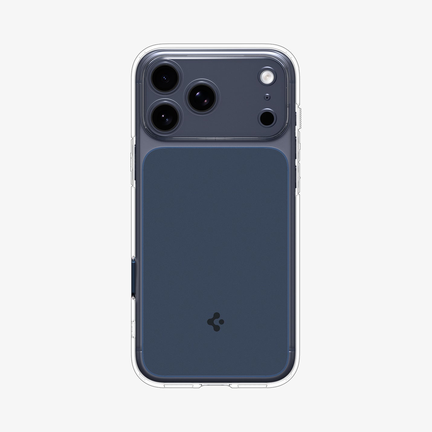 ACS10467 - iPhone 17 Pro Max Ultra Hybrid T (MagFit) in Matte Blue showing the back