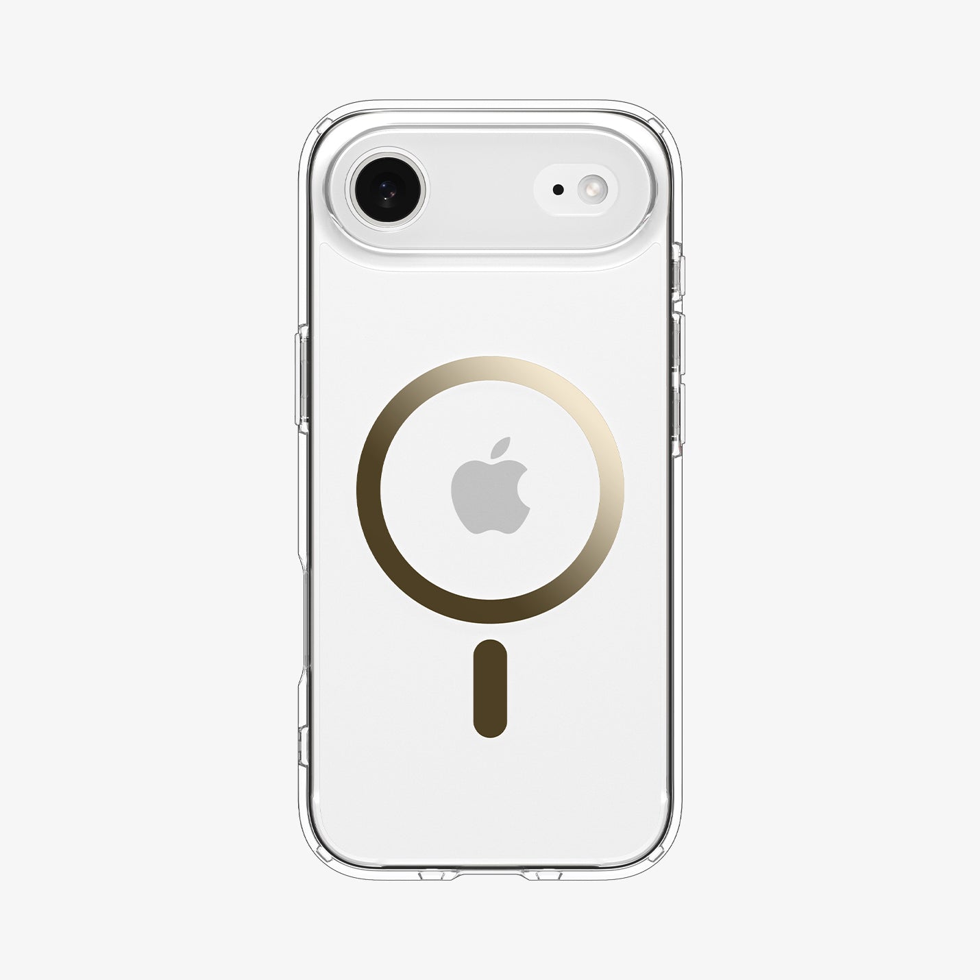 ACS10053 - iPhone 17 Air Ultra Hybrid (MagFit) in Clear Gold showing the back