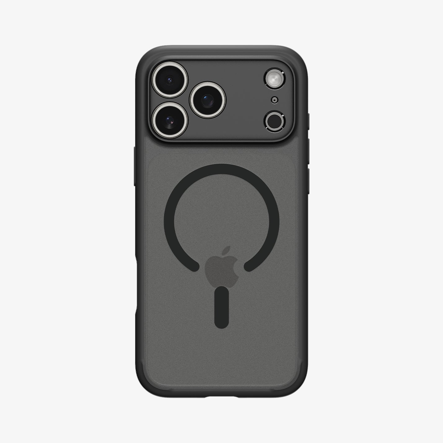 ACS10069 - iPhone 17 Pro Ultra Hybrid (MagFit) in Frost Black showing the back