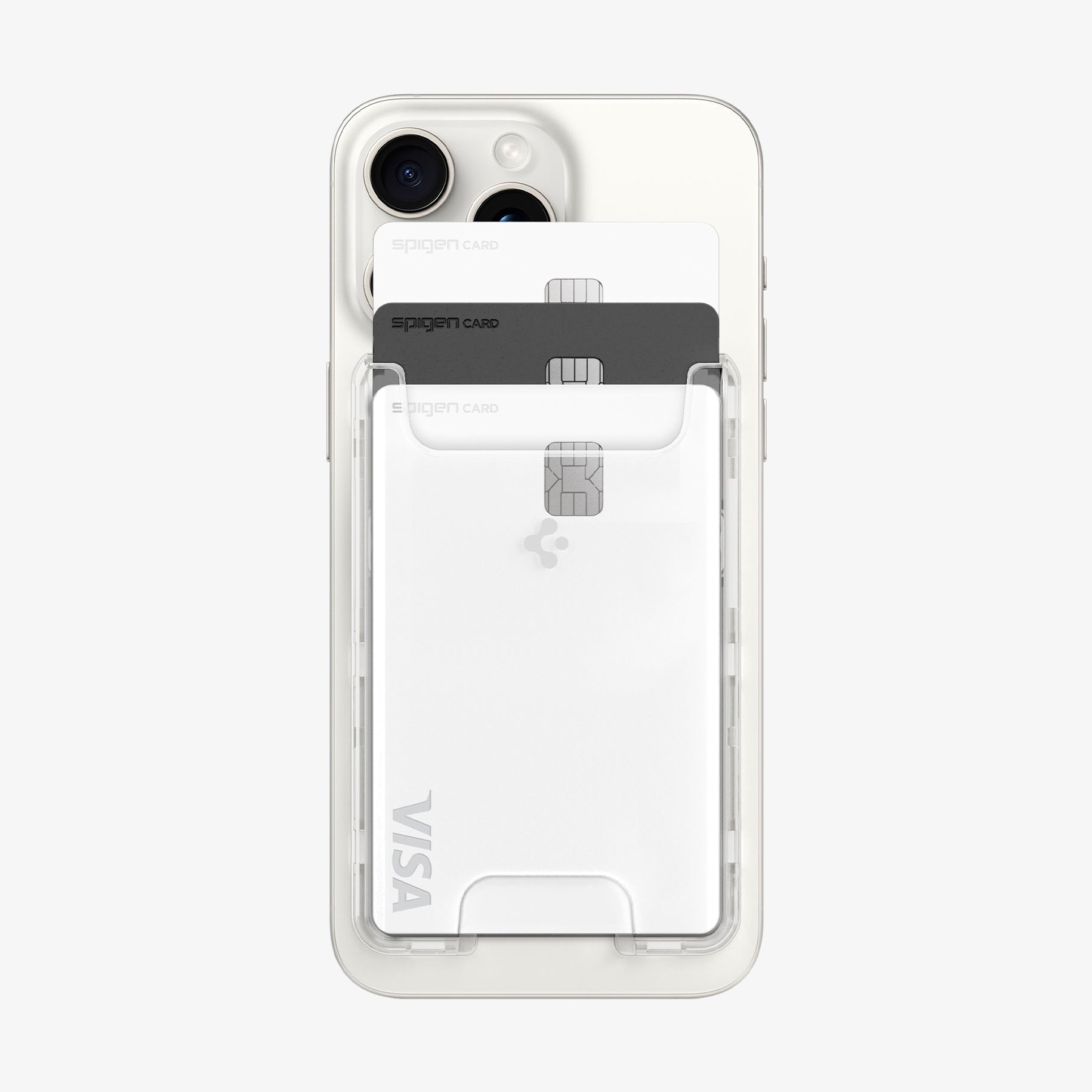 Spigen Ultra Hybrid MagFit Magnetic MagSafe Wallet Card Holder Compatible with iPhone 16/15/14/13/12 Models, MagSafe Accessories Crystal Clea Spigen Ultra Hybrid MagFit Magnetic MagSafe Wallet Card Holder Compatible with iPhone 16/15/14/13/12 Models, MagSafe Accessories Crystal Clea