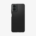 ACS07768 - Moto G 5G (2024) Case Liquid Air in Matte Black showing the back