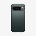 ACS07733 - Pixel 9 Pro XL Case Thin Fit in Abyss Green showing the back