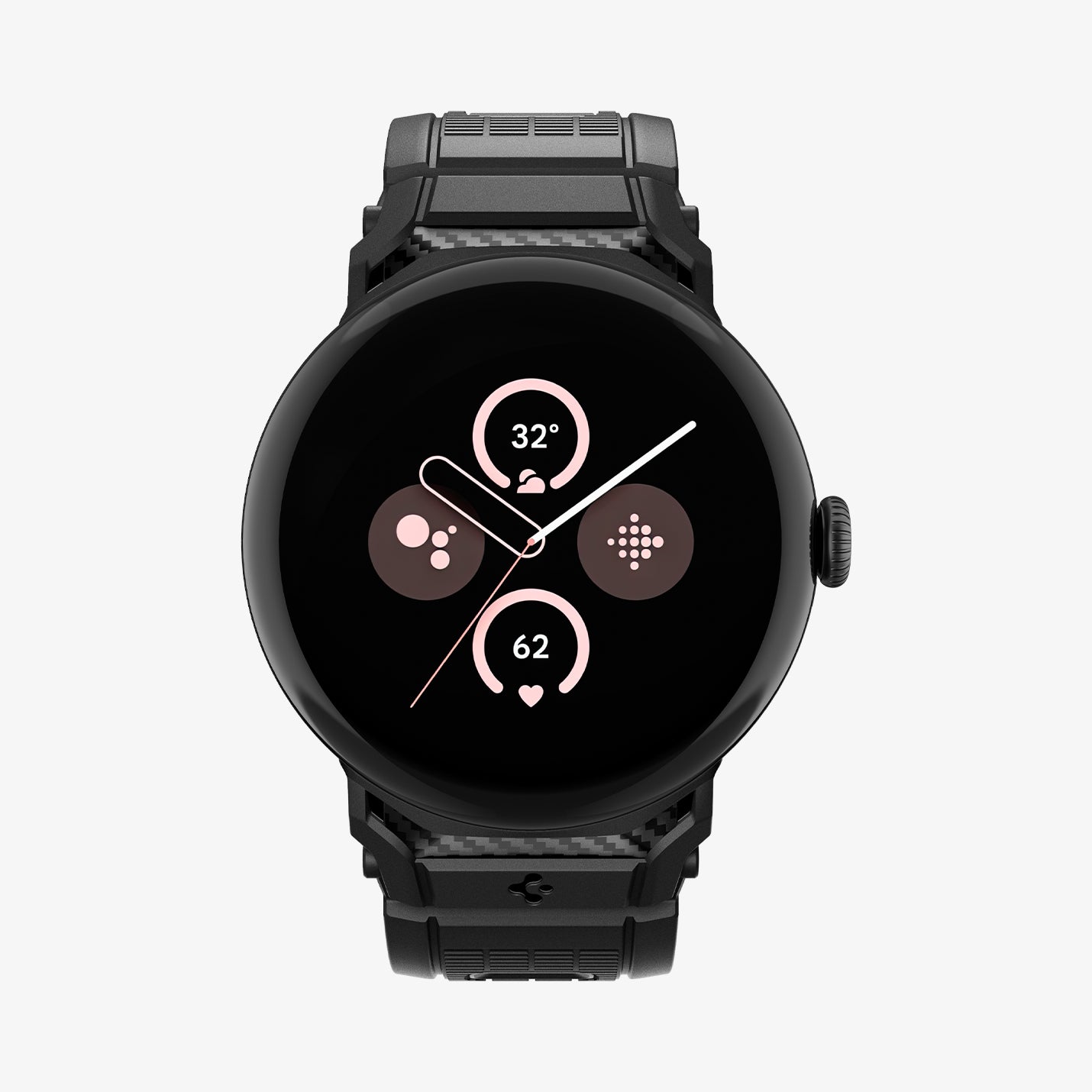 AMP07600 - GWdde Series Rugged Band in black showing the front