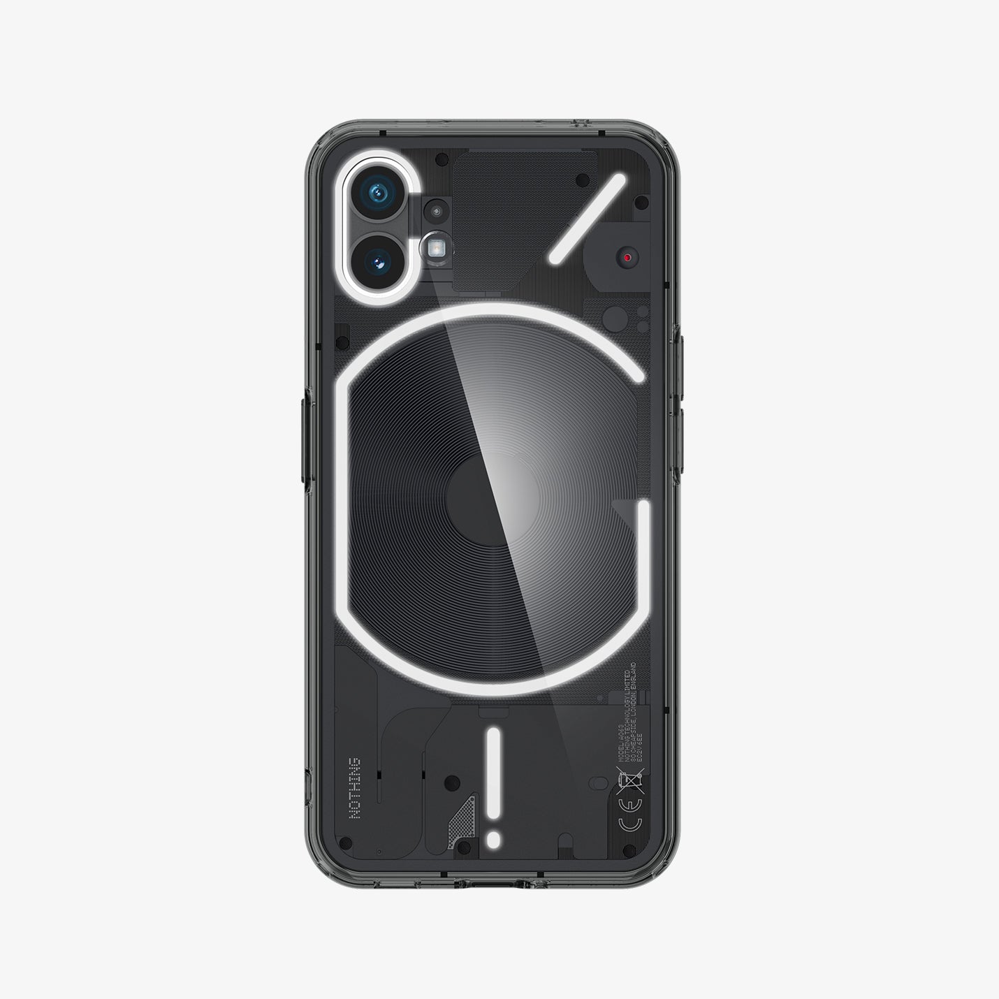 ACS05422 - Nothing Phone 1 Case Ultra Hybrid showing the back