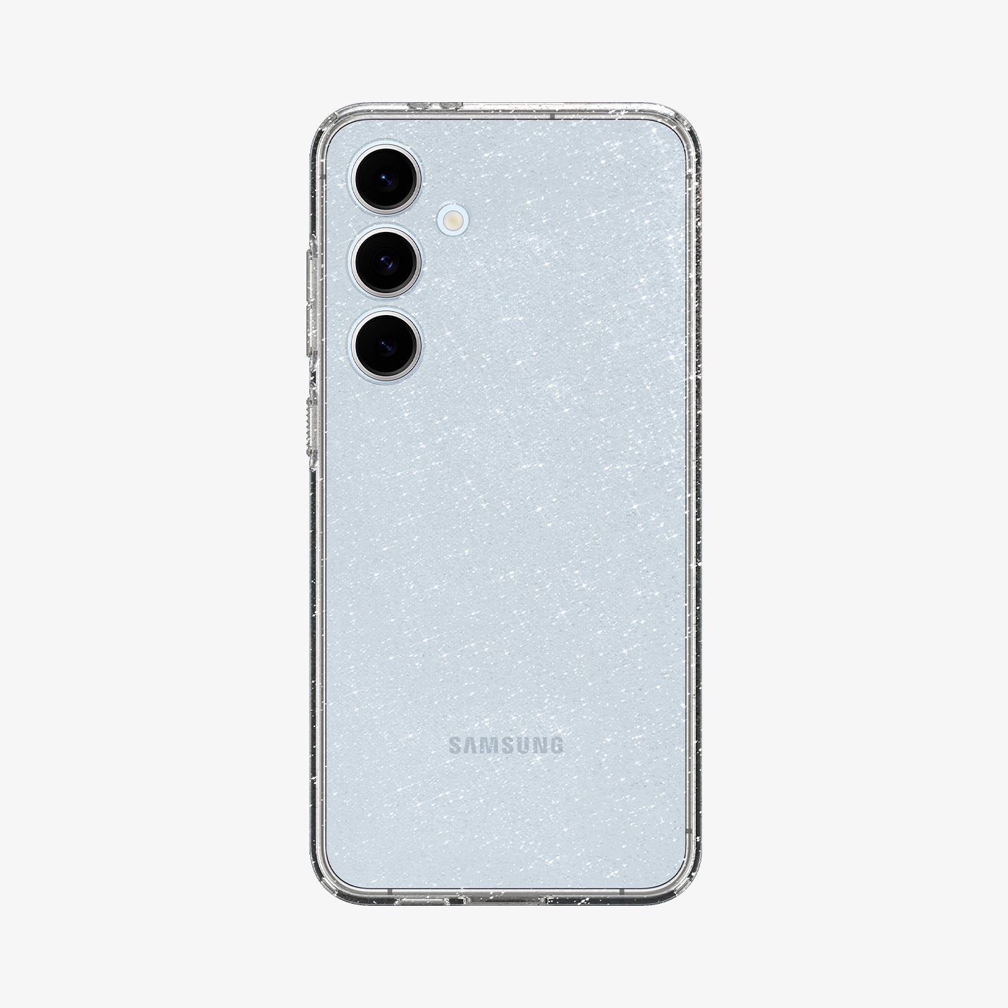 ACS08617 - Galaxy S24 FE Case Liquid Crystal Glitter in Crystal Quartz showing the
back