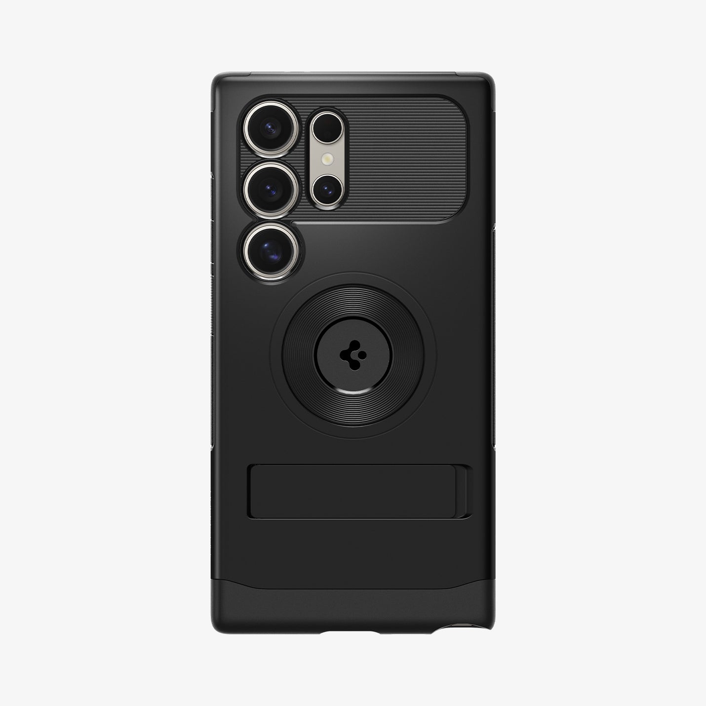 ACS07189 - Galaxy S24 Ultra Case Slim Armor (MagFit) in Black showing the back
