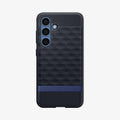 ACS09064 - Galaxy S25 Case Parallax (MagFit) in Navy Violet showing the back