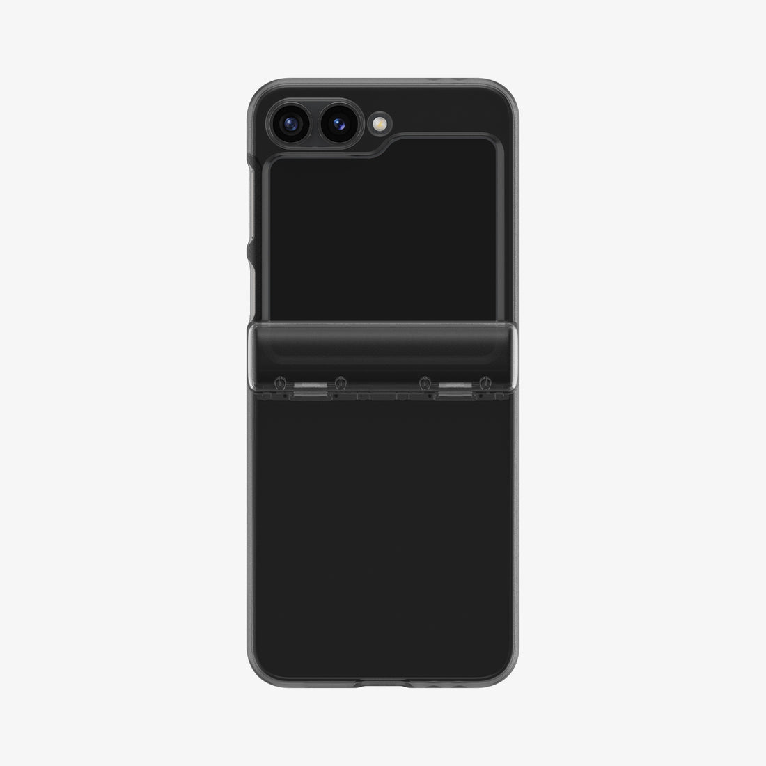 ACS07835 - Galaxy Z Flip 6 Case Ultra Hybrid Pro in Frost Gray showing the back