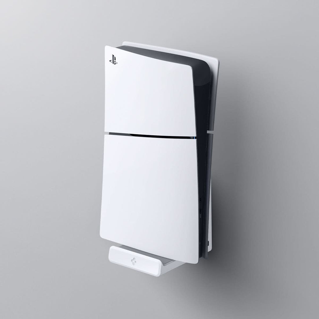 AGP08541 - PlayStation 5 Slim Console Mount VG210 in White showing the front