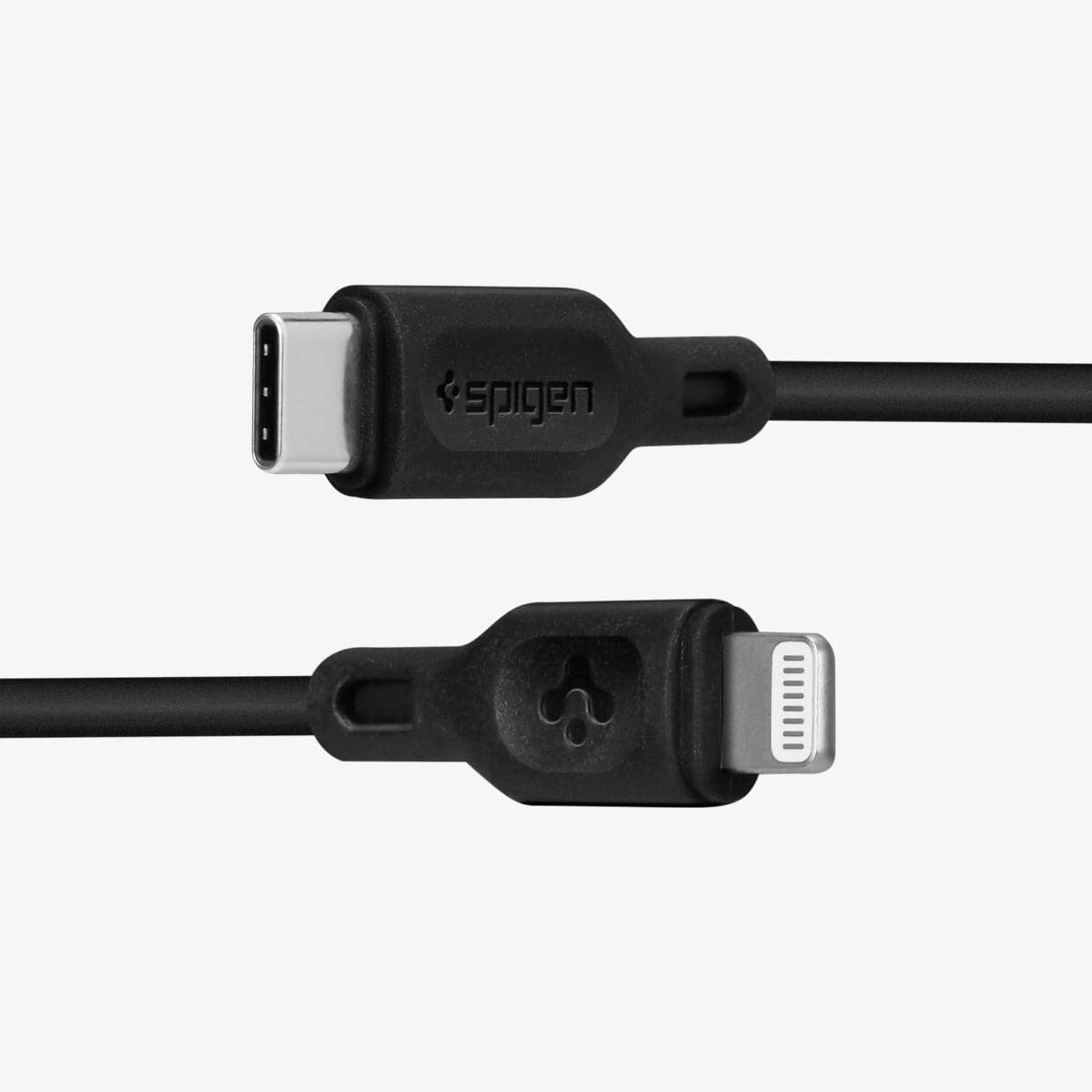 000CA27021 - DuraSync USB-C to Lightning Cable showing the USB-C output and lightning output ends