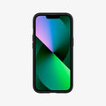 ACS04563 - iPhone 13 Case Slim Armor CS in midnight green showing the front