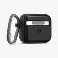 ACS03644 - Airpods 3 Mag Armor in black showing the back and carabiner