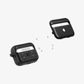 ACS03645 - Airpods Pro Mag Armor in black showing the magnetic back layer hovering away from case