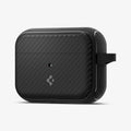 ACS03645 - Airpods Pro Mag Armor in black showing the front and partial side