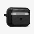 ACS03645 - Airpods Pro Mag Armor in black showing the back and partial side