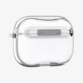 ASD00541 - Apple AirPods Pro Case Ultra Hybrid in crystal clear showing the back and side