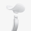 AMP02817 - Apple Airpods Max MagFit Stand in silver showing the top portion of stand hovering above remainder of stand
