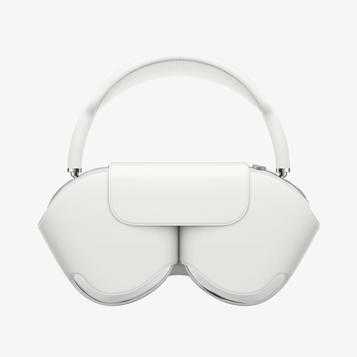 ASD02833 - Apple AirPods Max Case Urban Fit in gray showing the headphones inserted into cover