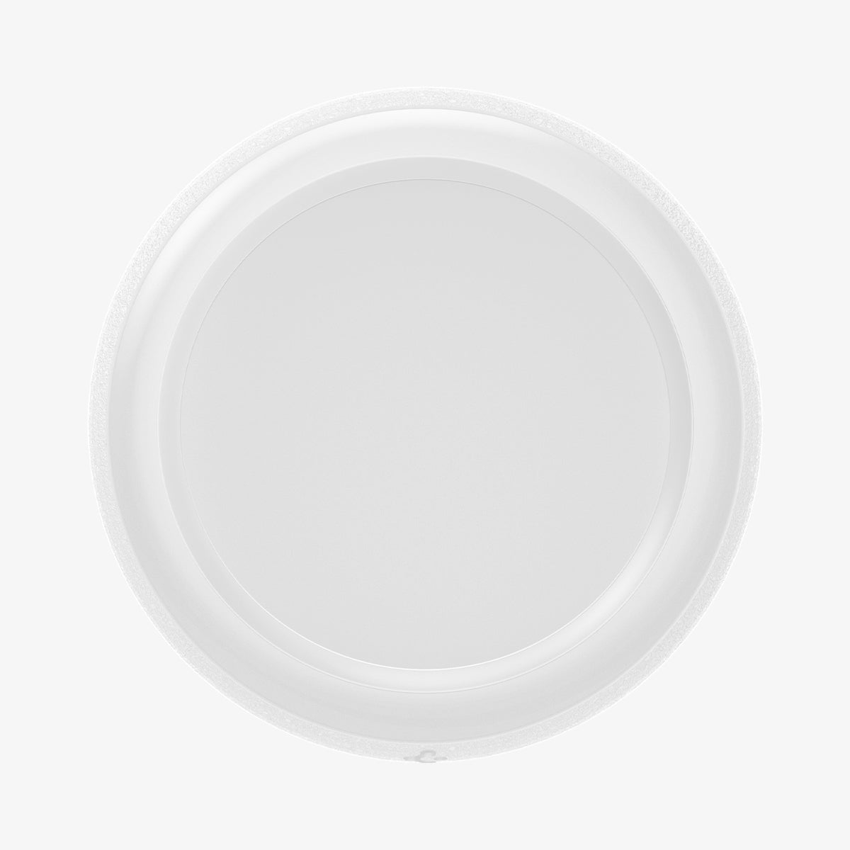 AHP03071 - Apple AirTag Case Silicone Fit in white showing the back with no airtag