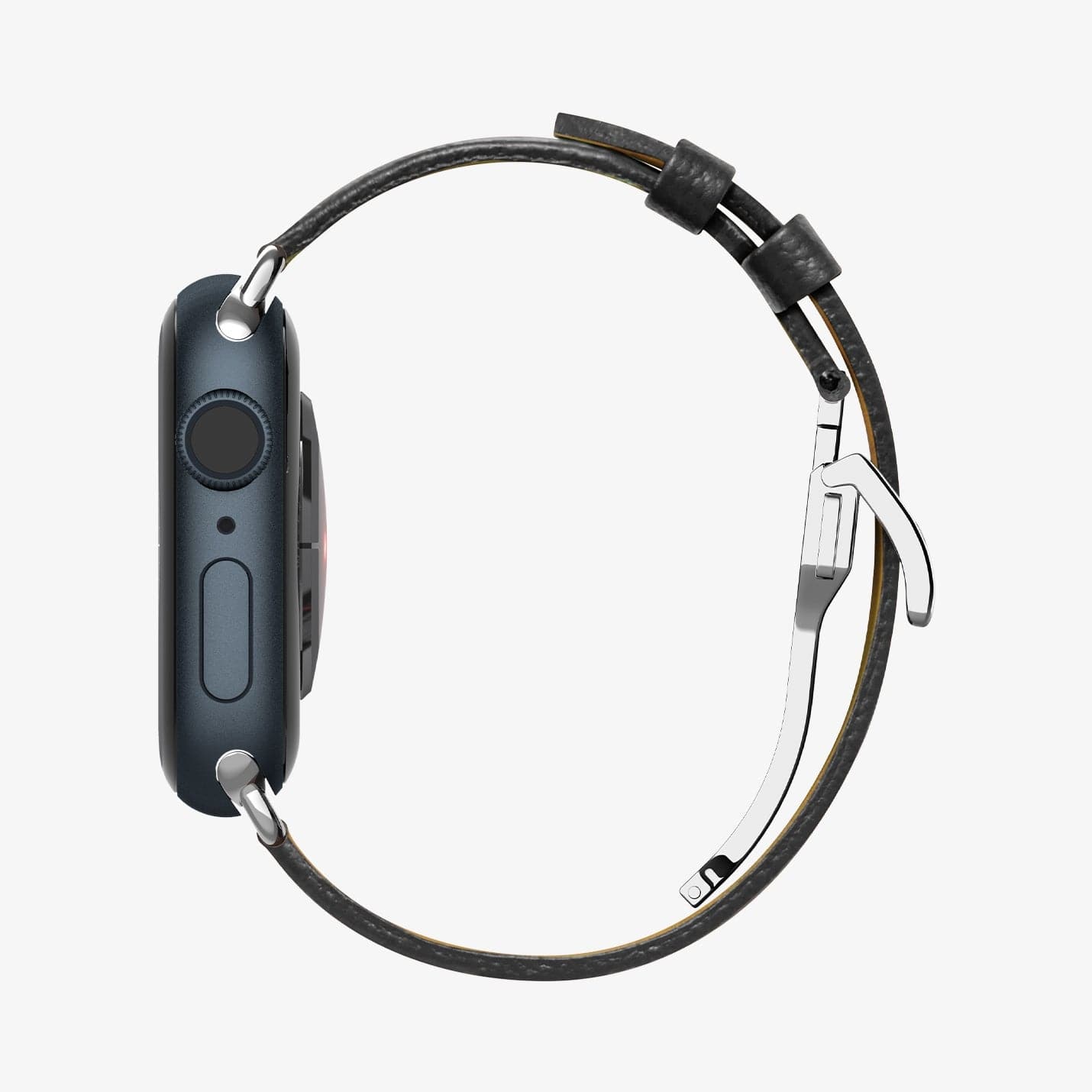 AMP06929 - Apple Watch (41mm)/Apple Watch (38mm) in black showing the side
