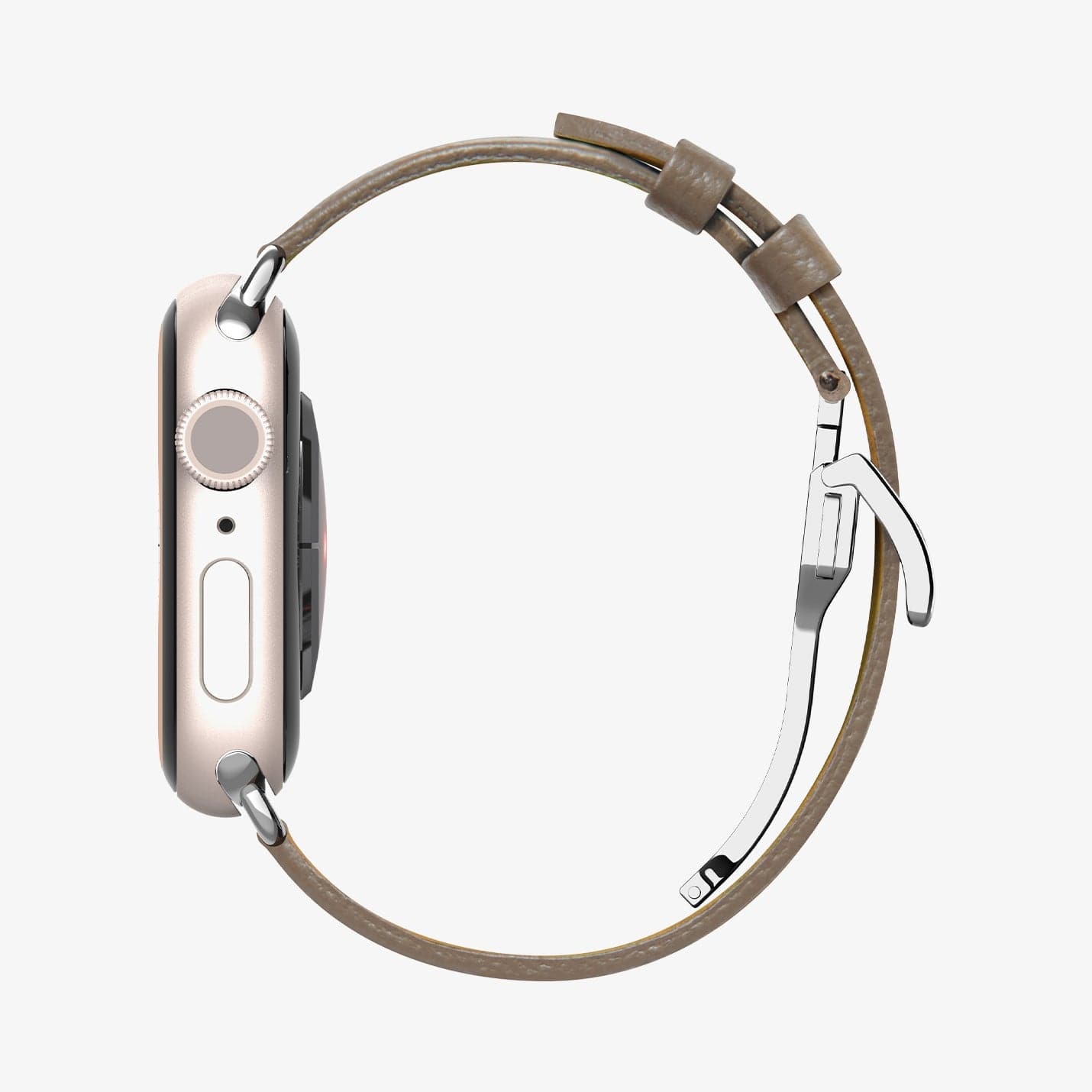 AMP06930 - Apple Watch (41mm)/Apple Watch (38mm) in etoupe showing the side