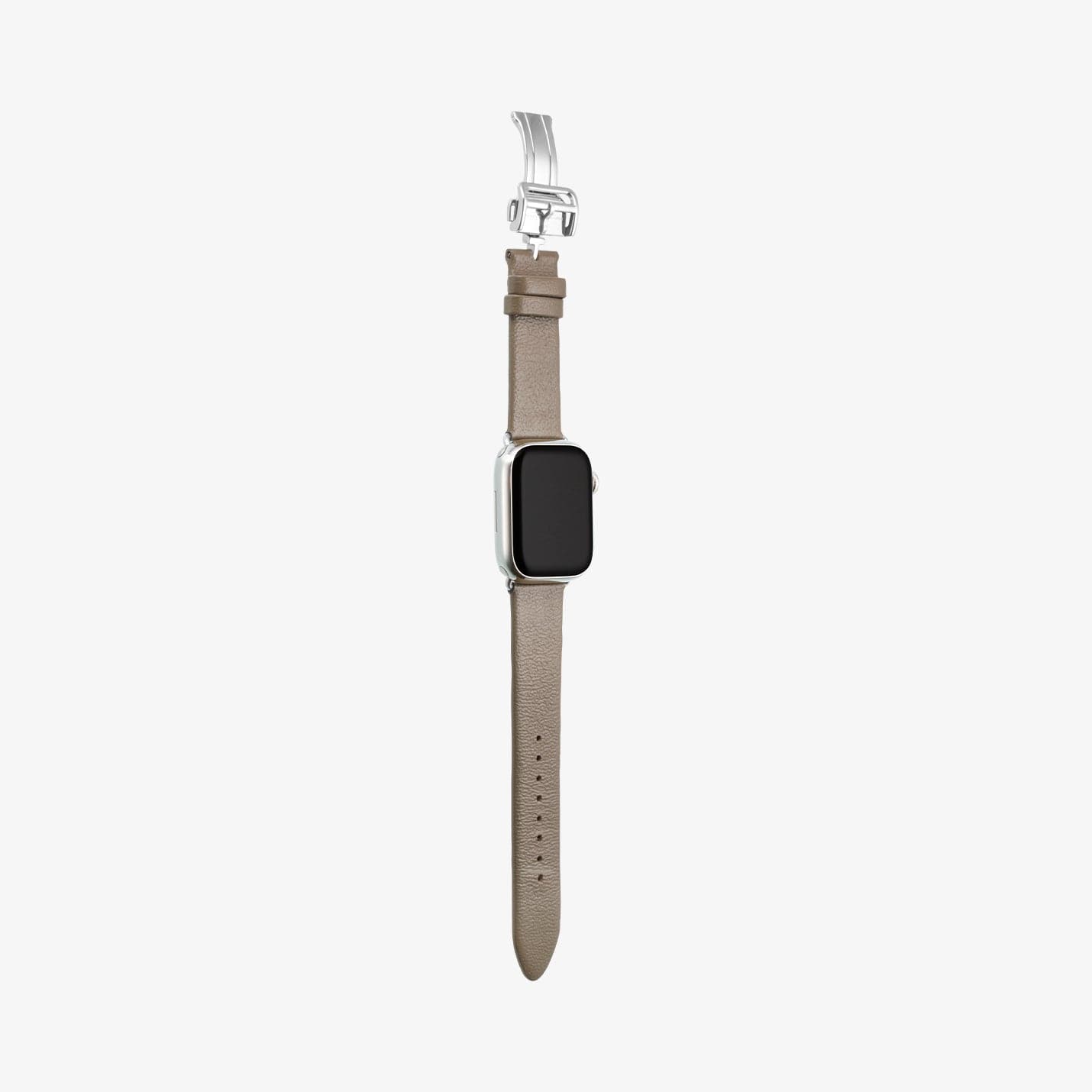 AMP06930 - Apple Watch (41mm)/Apple Watch (38mm) in etoupe showing the front and side